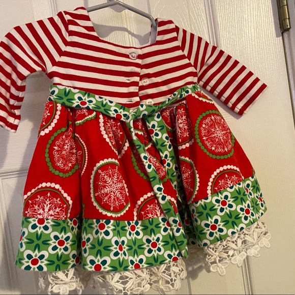 Counting Daisies Holiday Dress- 3/6 months - Picture 8 of 8
